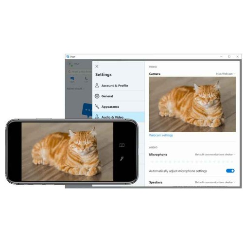 Hướng dẫn dùng điện thoại làm webcam