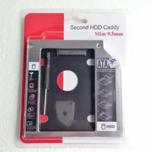 Caddy Bay Slim (9.5mm) Tốt thay thế Dvd để gắn thêm Hdd,Ssd