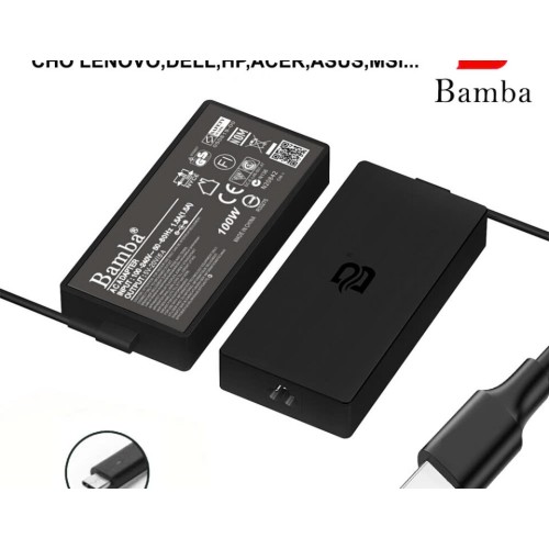 Cục Sạc Tốt 20V-5A Usb C Cho Laptop Dell Xps 15-9500,9510,9575,Dell Xps 17-9700,9710,Dell Inspiron 16- 7620,7630,Dell Precision 3480,3490,3580,3581,3590,3591,5480,5490,5680,5690, Dell Latitude 3450,3550,5340,5350,5440,5450,5455,5540,5550,7340,7350,7440,74